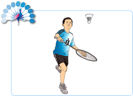 Fond Une Balle De Badminton Avec Le Mot Combattre La Corée Et Une Raquette  De Navette Un Joueur De Badminton Et Une Raquette Fond, Haute Résolution,  Chanceux, Raquette Image de Fond Pour
